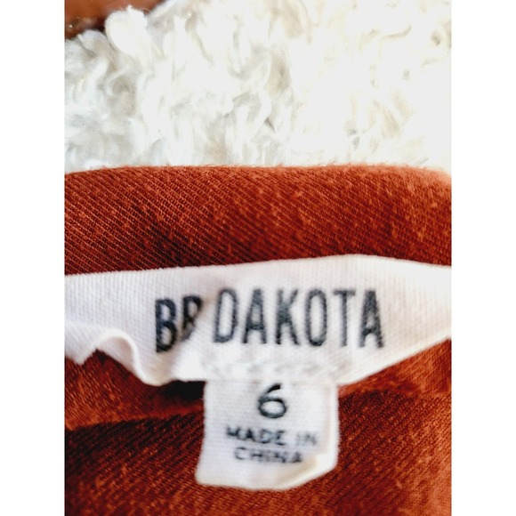 Revolve BB Dakota Button up your story Midi Dress Wrap Tie Waist Size 6 - Picture 9 of 9